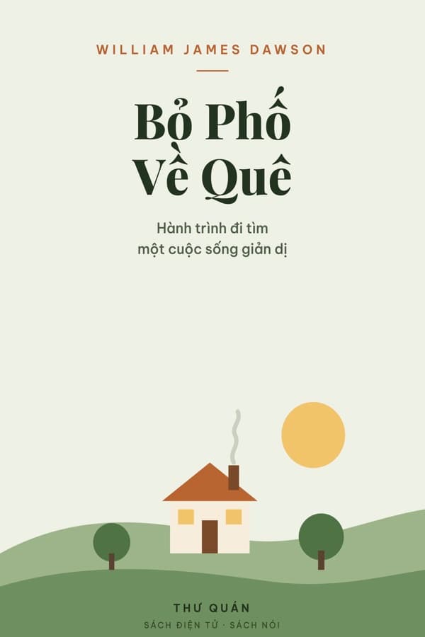 Bìa sách Bỏ Phố Về Quê
