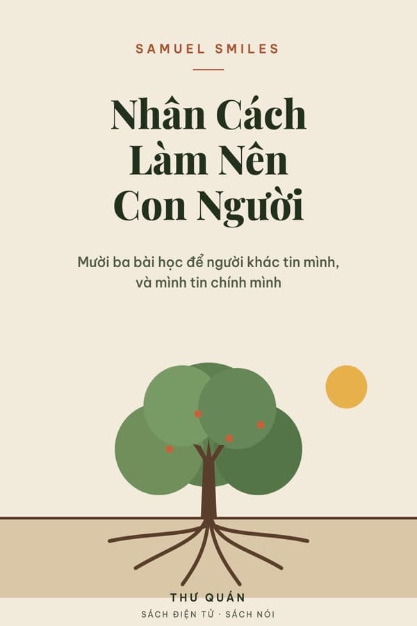 Bìa sách Nhân Cách Làm Nên Con Người