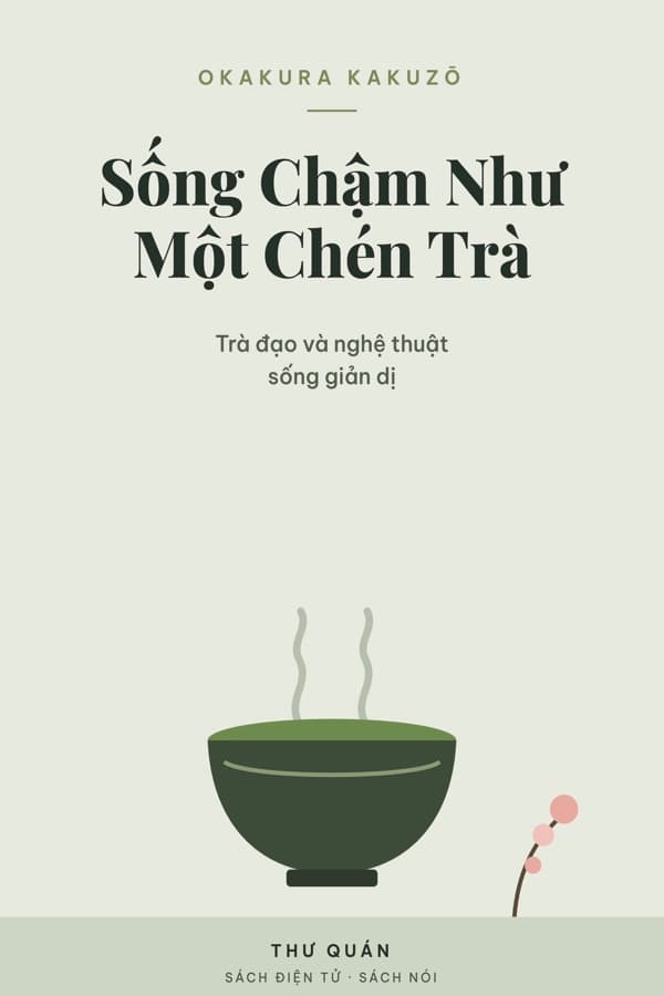 Bìa sách Sống Chậm Như Một Chén Trà